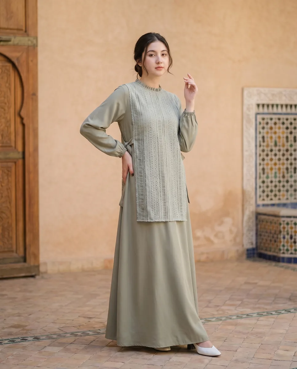 Layla Knit Modest Gamis